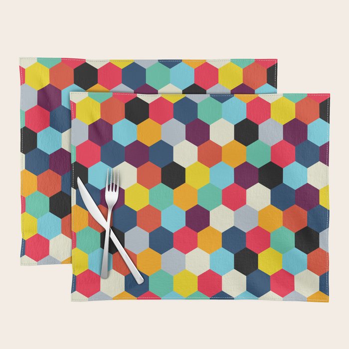 Eclectic Tiles | Mid Century Pattern Placemat Gallery Image 1