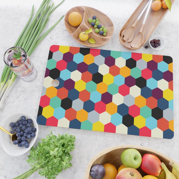 Eclectic Tiles | Mid Century Pattern Cutting Board Gallery Image 2
