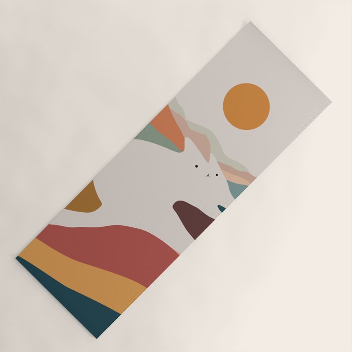 Cat Landscape 190 Yoga Mat Gallery Image 1