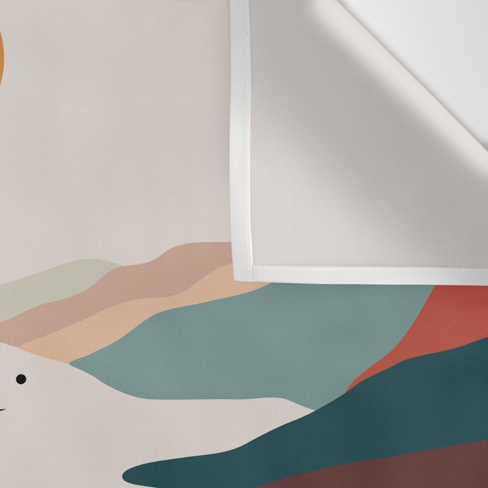 Cat Landscape 190 Wall Tapestry Gallery Image 3