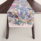 Pink Floral Garden Snake Table Runner Gallery Image 1
