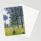 Claude Monet "Sunlight Effect under the Poplars", 1887 Stationery Card Gallery Image 2