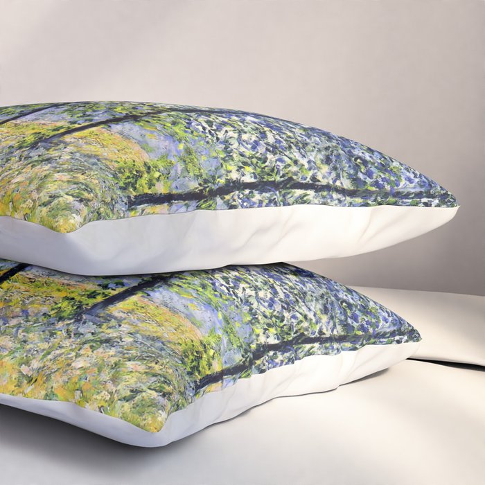 Claude Monet "Sunlight Effect under the Poplars", 1887 Pillow Sham Gallery Image 3