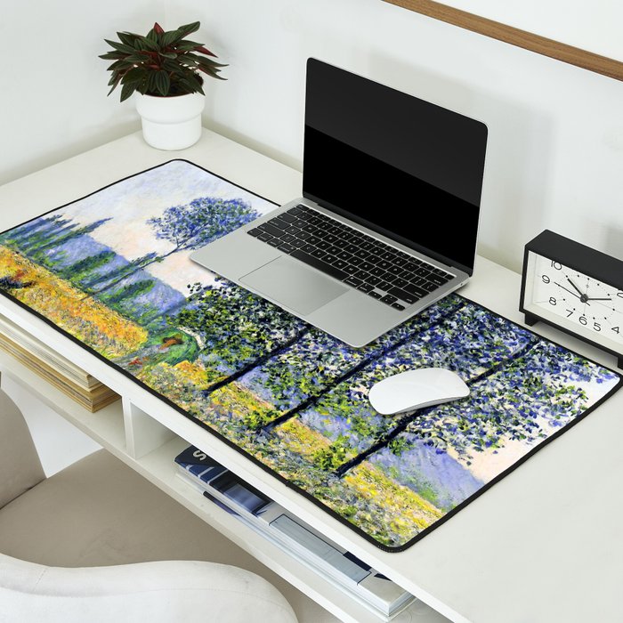 Claude Monet "Sunlight Effect under the Poplars", 1887 Desk Mat Gallery Image 2