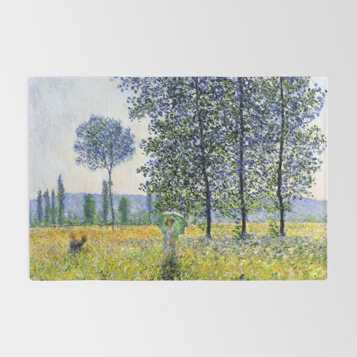 Claude Monet "Sunlight Effect under the Poplars", 1887 Rug Gallery Image 2