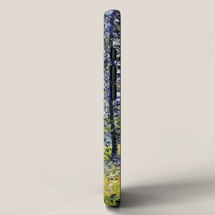 Claude Monet "Sunlight Effect under the Poplars", 1887 iPhone Case Gallery Image 2