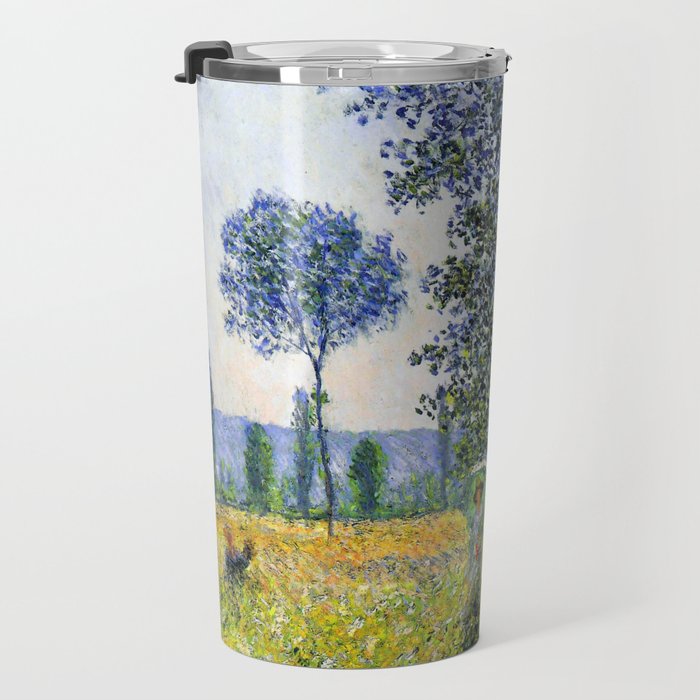 Claude Monet "Sunlight Effect under the Poplars", 1887 Travel Mug Gallery Image 3