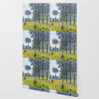 Claude Monet "Sunlight Effect under the Poplars", 1887 Wallpaper Gallery Image 2