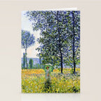 Claude Monet "Sunlight Effect under the Poplars", 1887 Stationery Card Gallery Image 2
