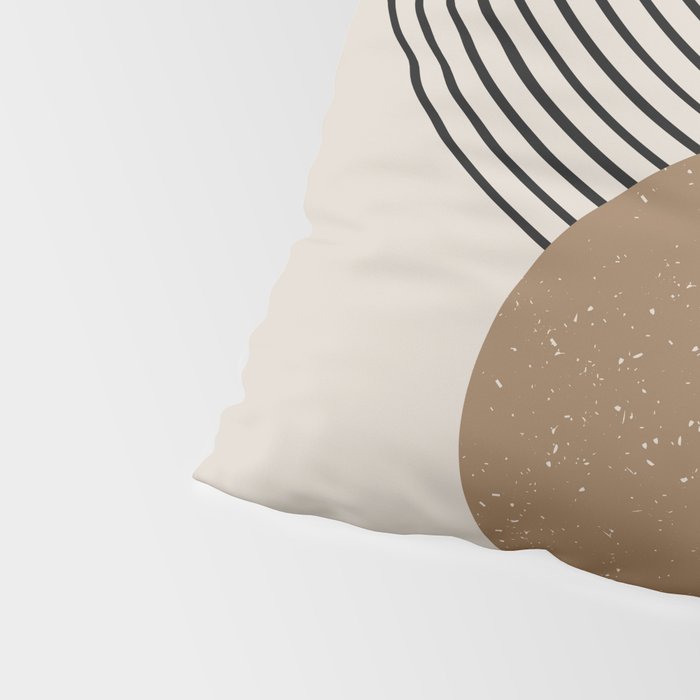 Luna - Mid Century Modern Abstract Art Pillow Sham Gallery Image 4