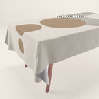 Luna - Mid Century Modern Abstract Art Tablecloth Gallery Image 1