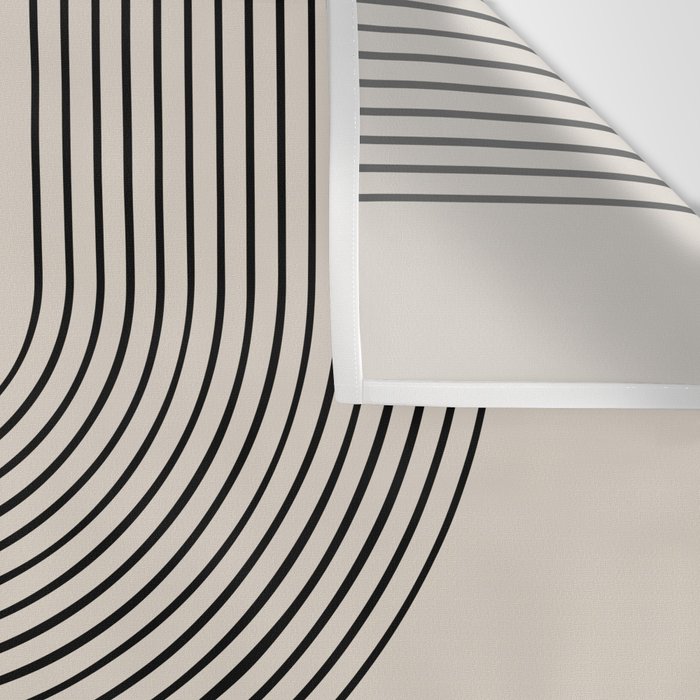 Luna - Mid Century Modern Abstract Art Wall Tapestry Gallery Image 3