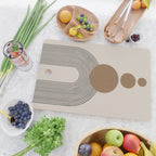 Luna - Mid Century Modern Abstract Art Cutting Board Gallery Image 2