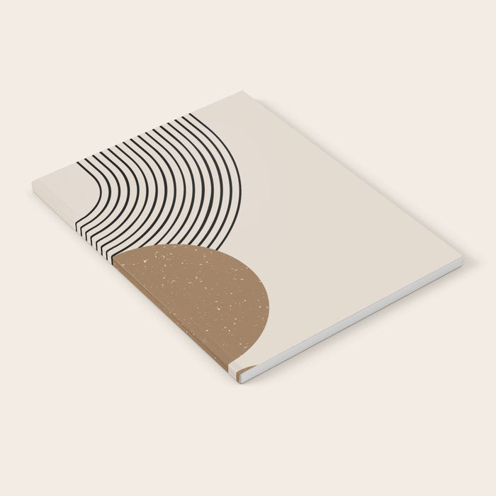 Luna - Mid Century Modern Abstract Art Notebook Gallery Image 2