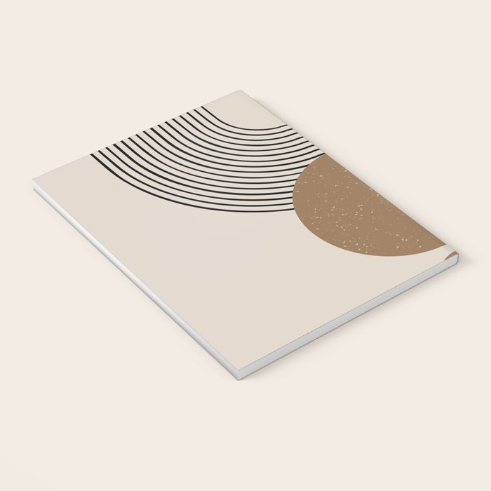 Luna - Mid Century Modern Abstract Art Notebook Gallery Image 3