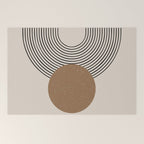 Luna - Mid Century Modern Abstract Art Welcome Mat Gallery Image 2