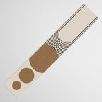 Luna - Mid Century Modern Abstract Art Table Runner Gallery Image 3