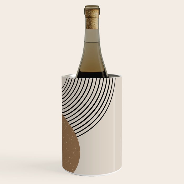 Luna - Mid Century Modern Abstract Art Wine Chiller Gallery Image 3