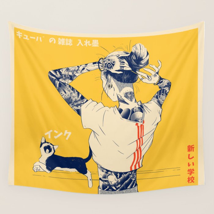 La Tinta! Wall Tapestry Gallery Image 1