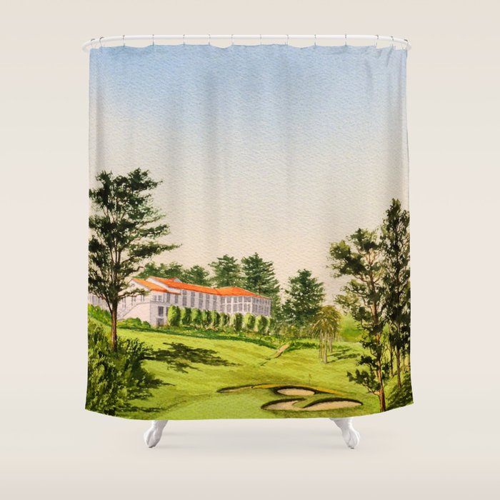 Olympic Golf Club 18th Hole Shower Curtain Gallery Image 1