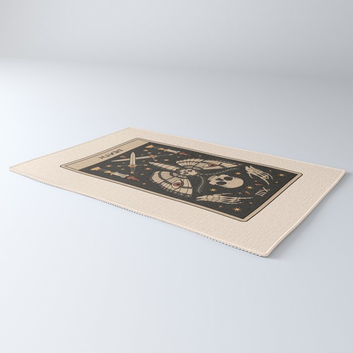 Death - Moth Tarot Rug Gallery Image 3