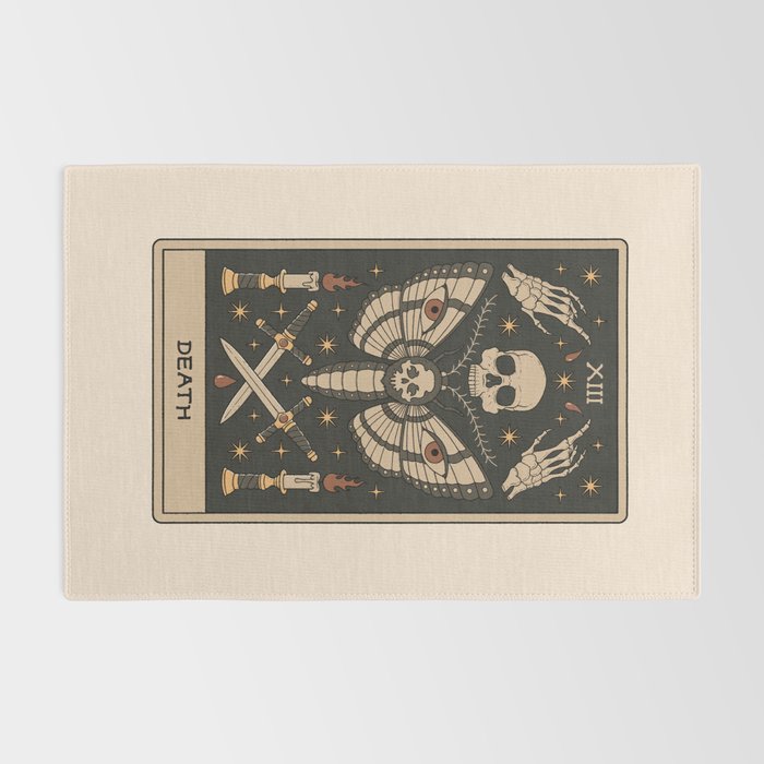 Death - Moth Tarot Rug Gallery Image 2