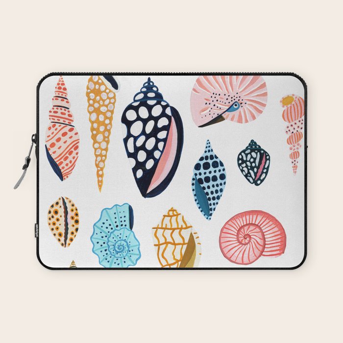 Under the Sea Shells Laptop Sleeve Gallery Image 1