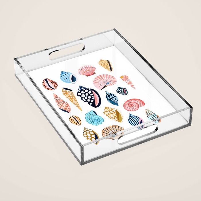 Under the Sea Shells Acrylic Tray Gallery Image 1