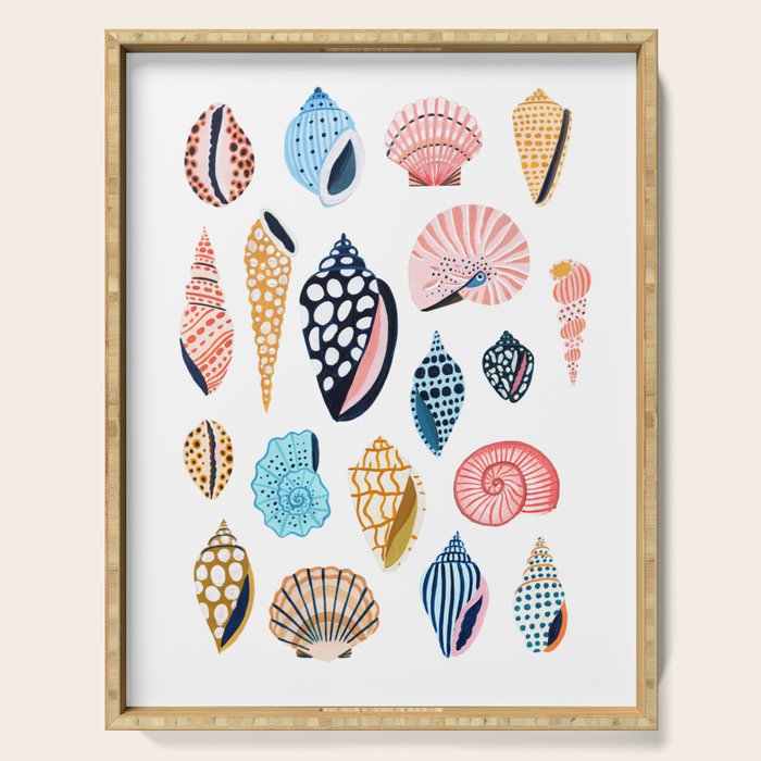 Under the Sea Shells Serving Tray Gallery Image 1