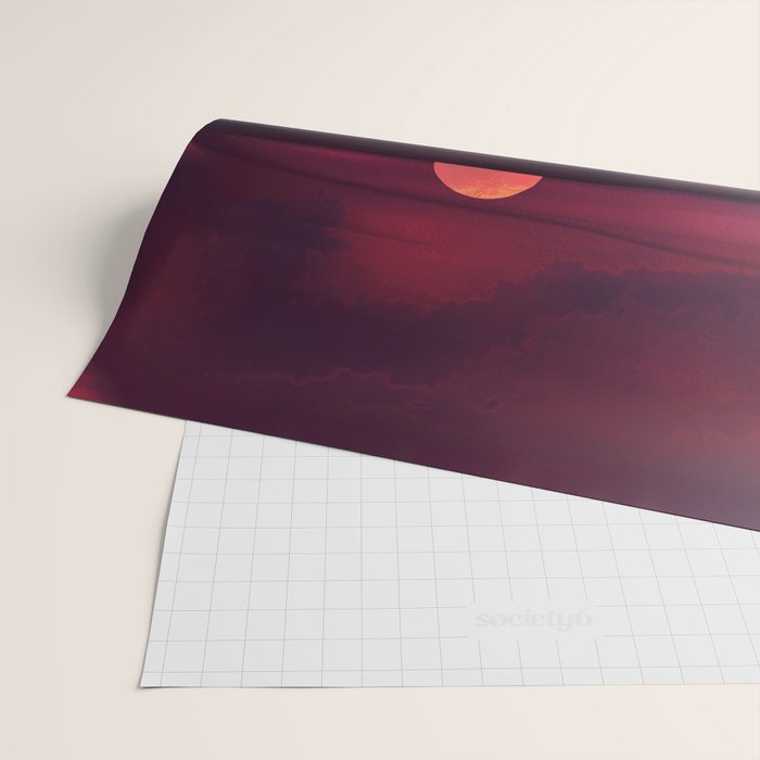 Crimson Sky Wrapping Paper Gallery Image 2