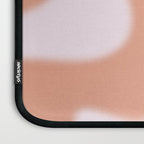 Dreamy Retro Liquid Swirl Contemporary Abstract 2 in Pastel Pink and Buff Apricot Laptop Sleeve Gallery Image 3