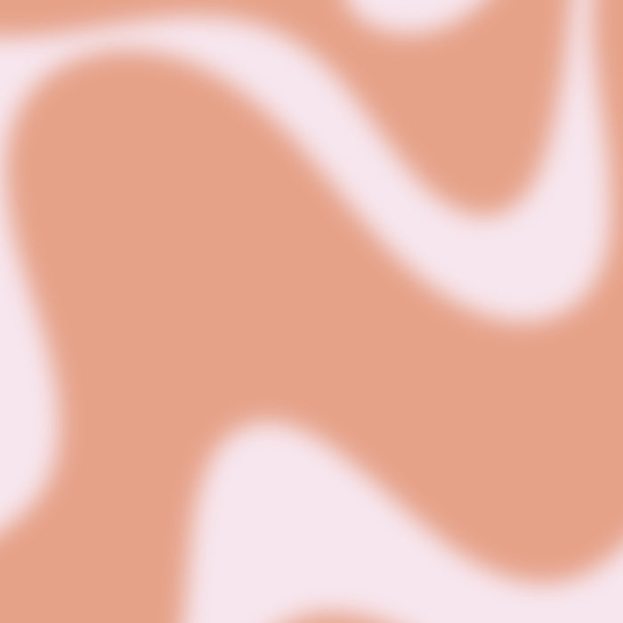 Dreamy Retro Liquid Swirl Contemporary Abstract 2 in Pastel Pink and Buff Apricot Coffee Mug Gallery Image 2