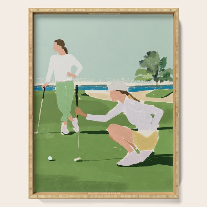 Golf Serving Tray Gallery Image 1
