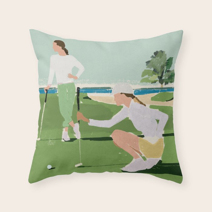 Golf Throw Pillow Gallery Image 6