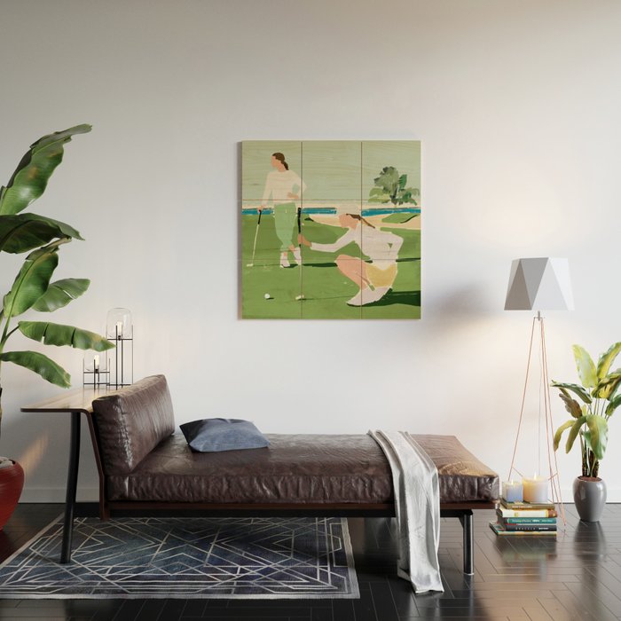 Golf Wood Wall Art Gallery Image 2