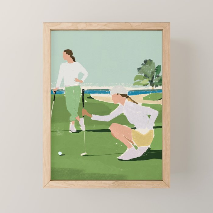 Golf Mini Art Print Gallery Image 1
