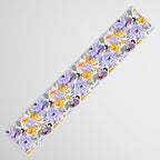 Colorful birds in garden flowers YL Table Runner Gallery Image 3