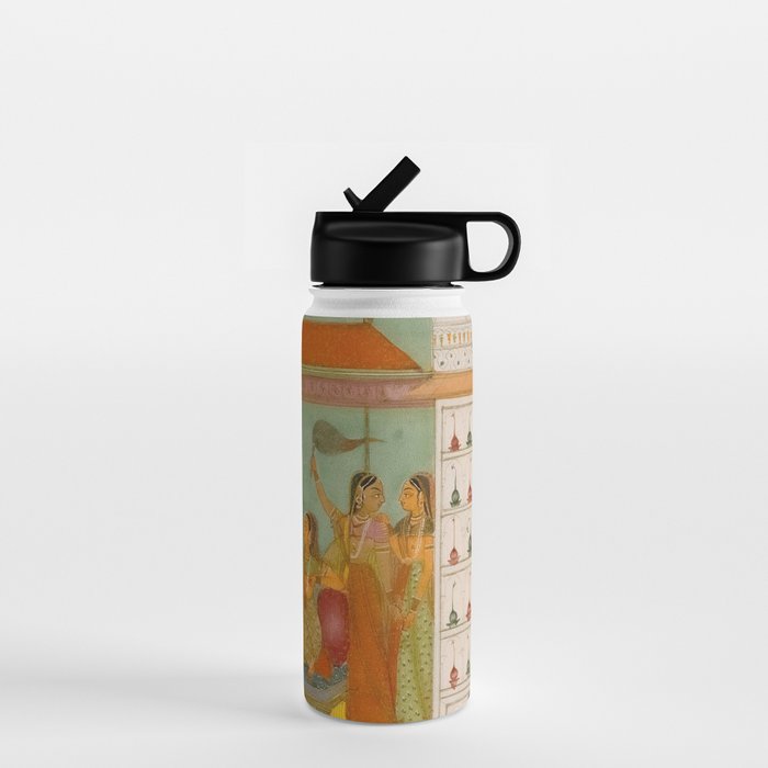 Title Ragini Gunakali, Page from a Jaipur Ragamala Set Place Rajasthan Indian Miniature Painting  Water Bottle Gallery Image 1