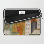 Title Ragini Gunakali, Page from a Jaipur Ragamala Set Place Rajasthan Indian Miniature Painting  Laptop Sleeve Gallery Image 2