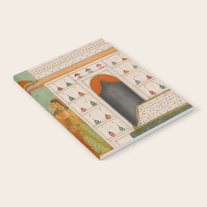 Title Ragini Gunakali, Page from a Jaipur Ragamala Set Place Rajasthan Indian Miniature Painting  Notebook Gallery Image 1