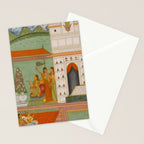 Title Ragini Gunakali, Page from a Jaipur Ragamala Set Place Rajasthan Indian Miniature Painting  Stationery Card Gallery Image 2