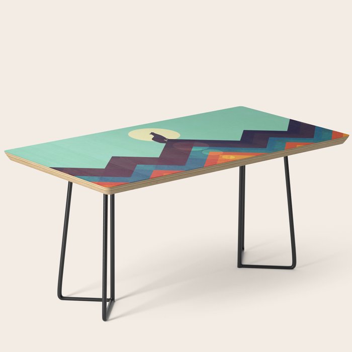 Howling Wild Wolf Coffee Table Gallery Image 1