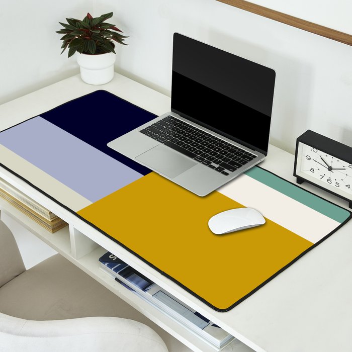 expectant iteration colored emotions Desk Mat Gallery Image 2