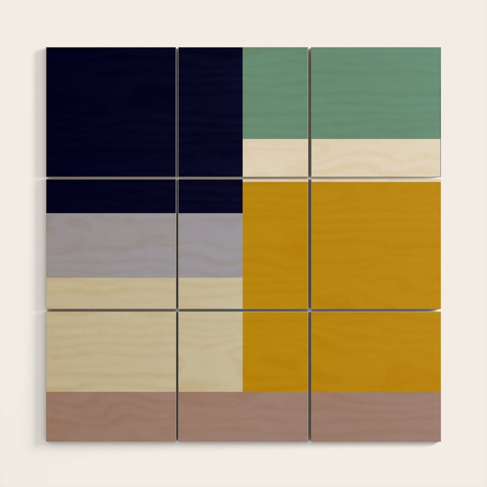 expectant iteration colored emotions Wood Wall Art Gallery Image 1
