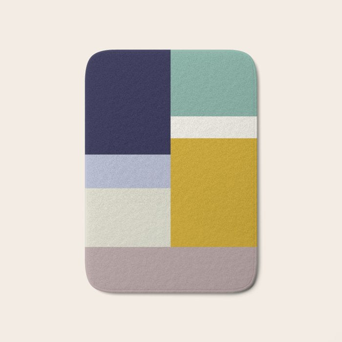 expectant iteration colored emotions Bath Mat Gallery Image 1
