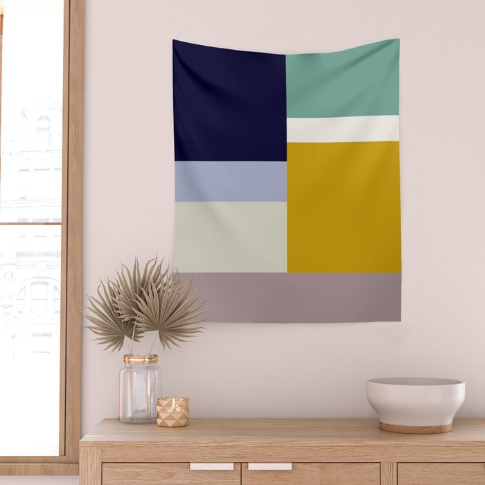 expectant iteration colored emotions Wall Tapestry Gallery Image 2