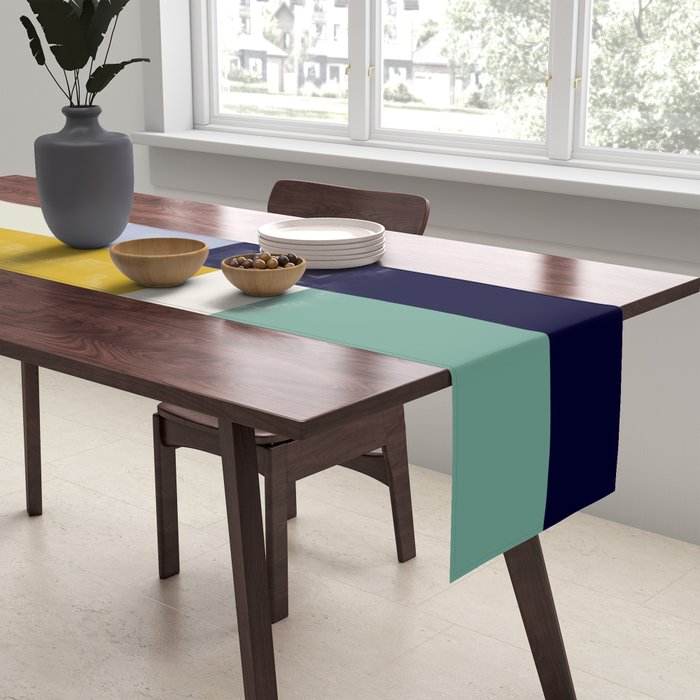 expectant iteration colored emotions Table Runner Gallery Image 2