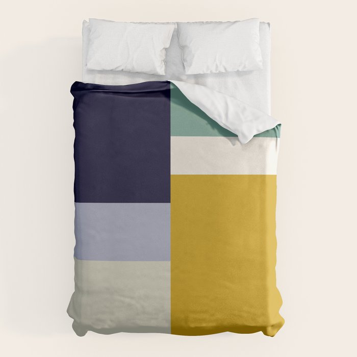 expectant iteration colored emotions Duvet Cover Gallery Image 1