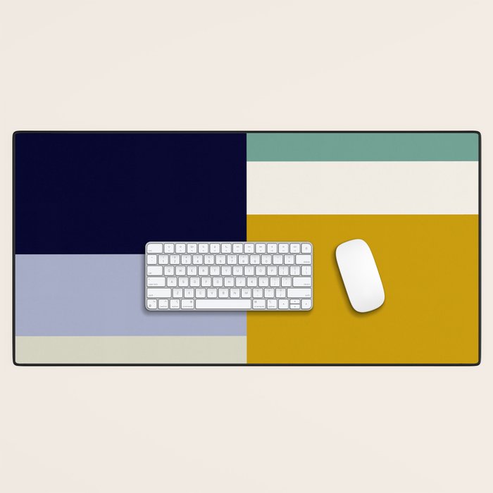 expectant iteration colored emotions Desk Mat Gallery Image 1