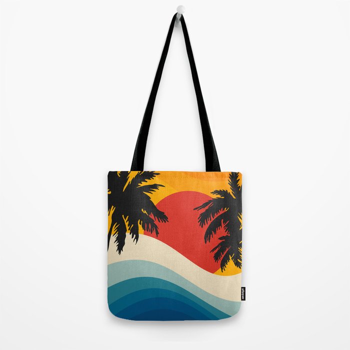 Abstract landscape art #5 Tote Bag Gallery Image 2